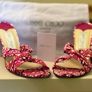 Jimmy Choo Berry Cotton heels